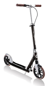 קורקינט קליל ומתקפל לנוער ומבוגרים NL 205 Deluxe עם מעצור יד מתאים עד 100 ק"ג - שחור וינטג