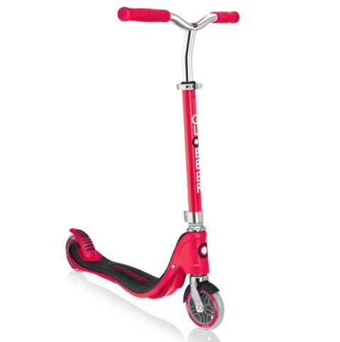 קורקינט לילדים ונוער פלואו FLOW 125 עם משטח מחוזק תלת שכבתי - אדום