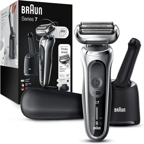 מכונת גילוח בראון סדרה 7 עם מתקן שטיפה Braun 7071CC