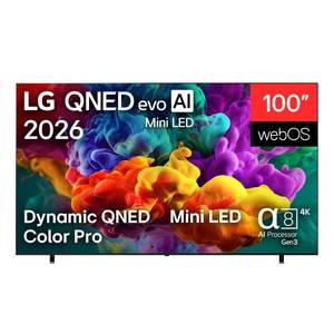 טלוויזיה חכמה LG 100" Smart Qned 100QNED85B8 webOS26  אל ג'י