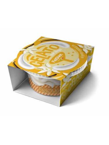 גלידה לכלבים בטעם וניל 40 גרם | Vanilla Flavor Dog Ice Cream 40g