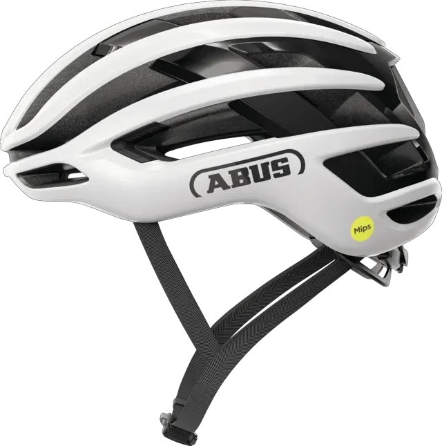 קסדת אופניים אבוס לבן - ABUS AIRBREAKER 2.0 MIPS