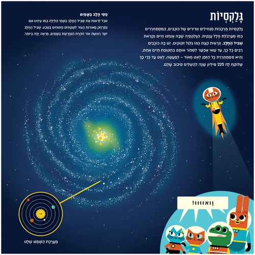 ספר המדע לילדים פרופסור אסטרוקט בחזית החלל - ד