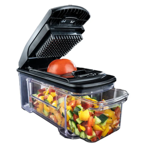 קוצץ ירקות ופירות CUBE MASTER PRO הכולל 2 להבים ומגירה Food Appeal