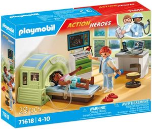 Action Heroes בדיקת אם אר איי MRI עם מטופלת 29 חלקים דגם 71618