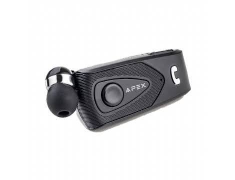 אזניה אלחוטית עם כבל נשלף CLIP A2DP APEX APX-813