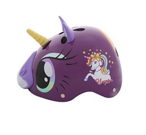 קסדה לילדים Magic Unicorn סגול מבריק SMALL 81349