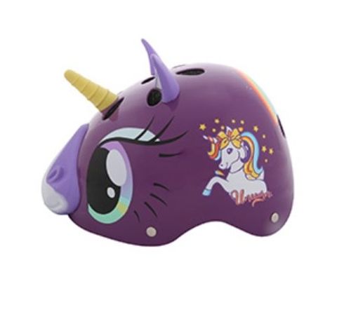 קסדת ילדים STREET JAM דגם Magic Unicorn מידה S מק״ט 81349 - מבט נוסף על עיצוב הקסדה