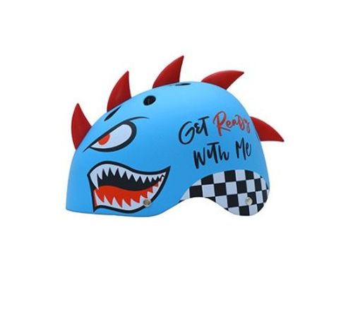 קסדת ילדים STREET JAM דגם SHARK מידה S מק״ט 83718 - רצועות ההתאמה ואבזם הסגירה