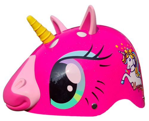 קסדת ילדים STREET JAM דגם MAGIC UNICORN מידה S מק״ט 84142 - רצועות ההתאמה ואבזם הסגירה