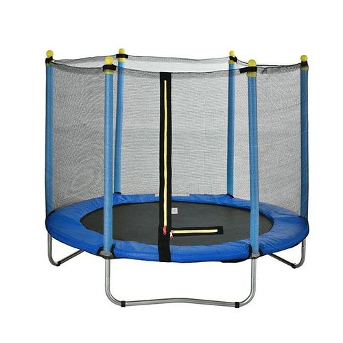 טרמפולינה 8 פיט בצבע כחול 244 סמ SML244 - תמונה ראשית של הטרמפולינה