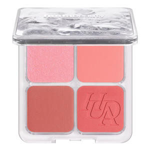 פלטת סמקים והיילייטר HUDA BEAUTY Blush Filter Blurring Blushlighters Palette – Toasty Peach