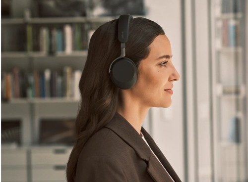 אוזניות אלחוטיות Jabra Evolve3 75, MS, Link390a, Black