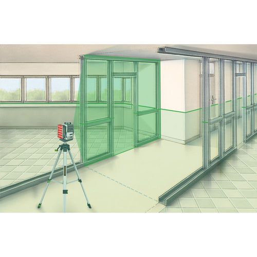 לייזר צלב Laserliner SuperLine-Laser G360 Multi-18V מק