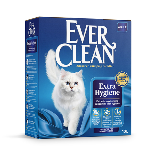 EVER CLEAN חול לא מבושם פס כחול - חול לחתולים