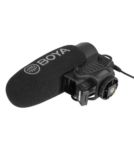 מיקרופון למצלמת וידאו supercardioid shotgun דגם Boya BY-BM3051S