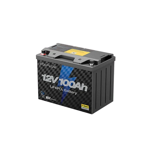 סוללת ליתיום נטענת‏ 12V 100Ah מבית EcoFlow EF12V100AHBTM-U