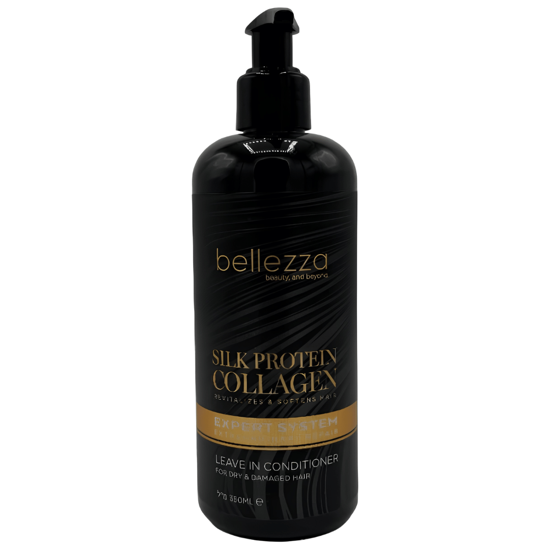 קרם לחות ללא שטיפה לשיקום וטיפוח השיער | BELLEZZA Collagen & Silk Protein Set