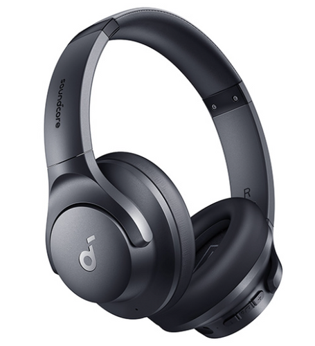 אוזניות אלחוטיות מסננות רעשים Anker Soundcore Q20i Wireless Over-Ear Headphones Black