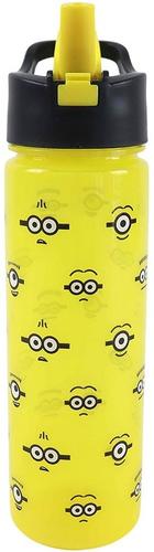 בקבוק שתייה שקוף מפלסטיק עמיד 600 מ