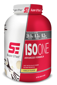 אבקת חלבון מי גבינה מבודדת סופר אפקט וניל ISO ONE Advanced Formula | משקל 1.8 ק"ג