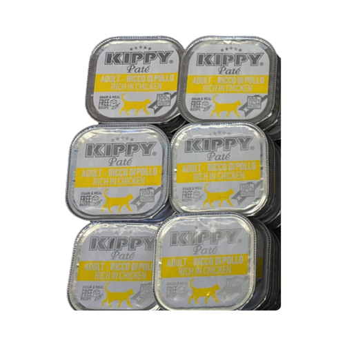 שימורים לחתולים בוגרים קיפי Kippy 90 גרם - עוף