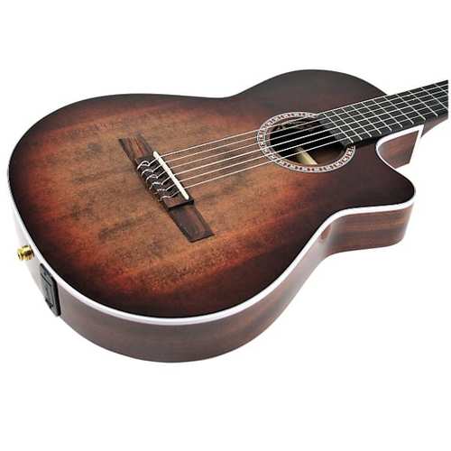 גיטרה קלאסית מוגברת Godin Arena Bourbon Burst