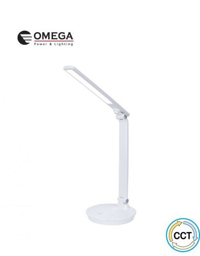 מנורת שולחן אנאבל 3CCT לבן 10W דימר+שנאי OMEGA
