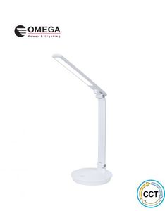 מנורת שולחן אנאבל 3CCT לבן 10W דימר+שנאי OMEGA