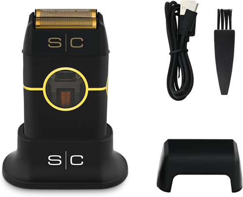 מכונת גילוח מקצועית StyleCraft Instinct Metal Double Foil Shaver – שחור