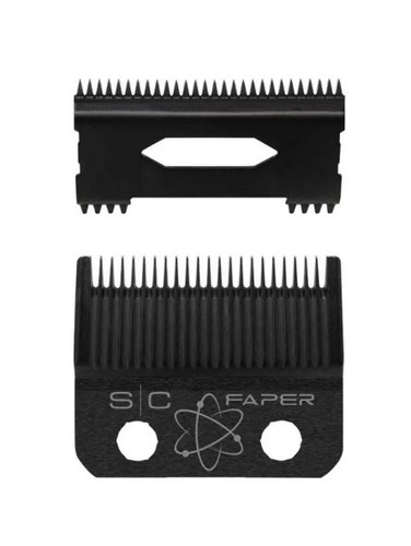 סכין חיתוך ופלטת Faper למכונת תספורת StyleCraft – Black Diamond Carbon DLC + Slim Deep Tooth