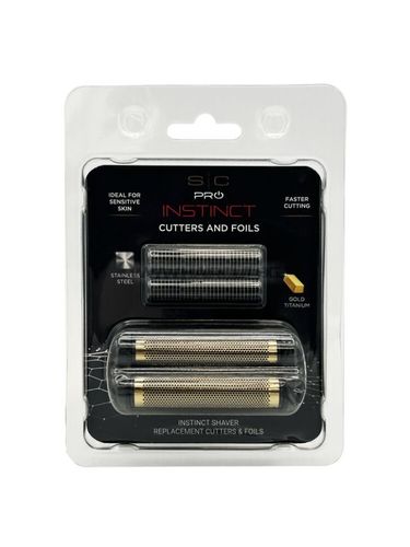 סט רשת טיטניום וסכיני גילוח חלופיים למכונת StyleCraft Instinct Shaver