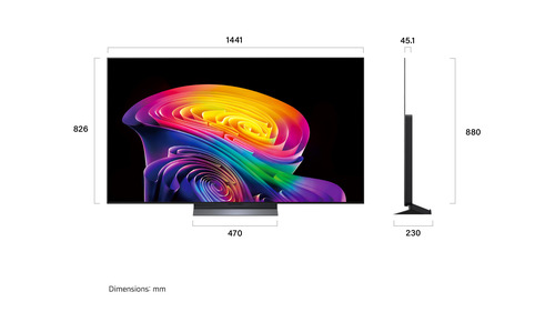 טלויזיה חכמה LG OLED65C66LA