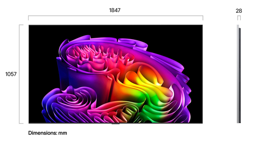 טלויזיה חכמה LG OLED83G66LW