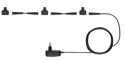 מערכת טעינה משולשת GAMMA+ Barberhood Connect 3 למכונות תספורת ופיניש
