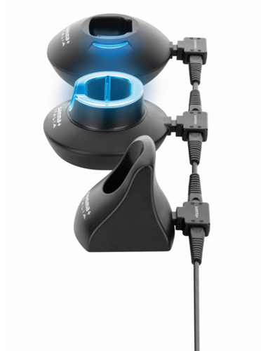 מערכת טעינה משולשת GAMMA+ Barberhood Connect 3 למכונות תספורת ופיניש