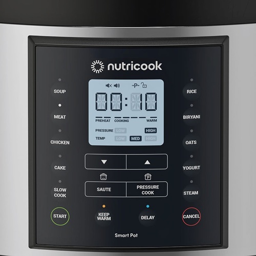 סיר לחץ חכם 9.5 ליטר NutriCook NC-SP210L Smart Pot 2 
