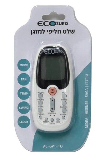 שלט למזגן טורנדו TORNADO