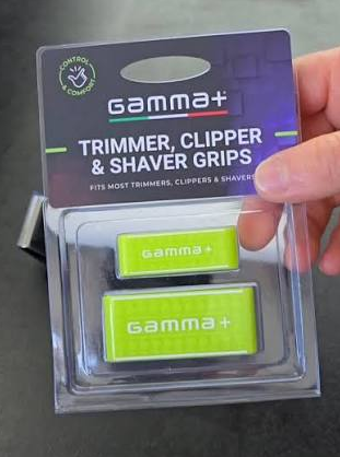 גריפ סיליקון מקצועי GAMMA+ בצבע ירוק למכונות תספורת, פיניש וגילוח