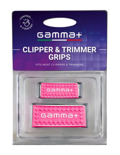 גריפ סיליקון מקצועי GAMMA+ בצבע ורוד למכונות תספורת, פיניש וגילוח