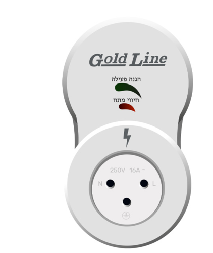 מגן ברקים ונחשולי מתח + השהיה 5 דקות / LPP-02