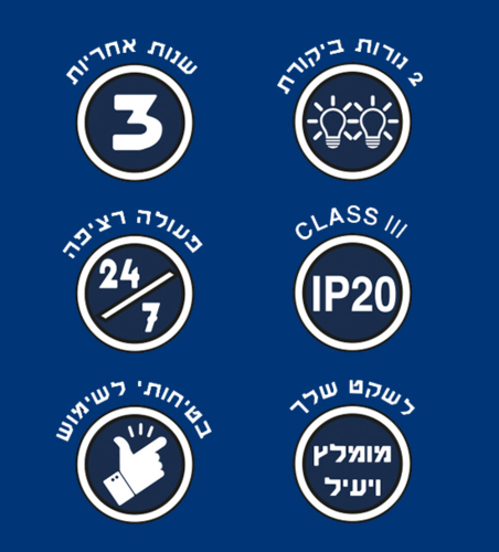 מגן ברקים ונחשולי מתח + השהיה 5 דקות / LPP-02