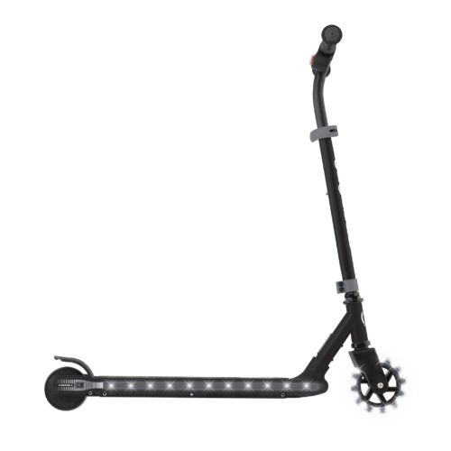 קורקינט חשמלי 2 גלגלים לילדים אי-מושן 6 E-MOTION עם 2 מהירויות, מנוע בתוך הגלגל, גלגלים ולוח מאירים - שחור