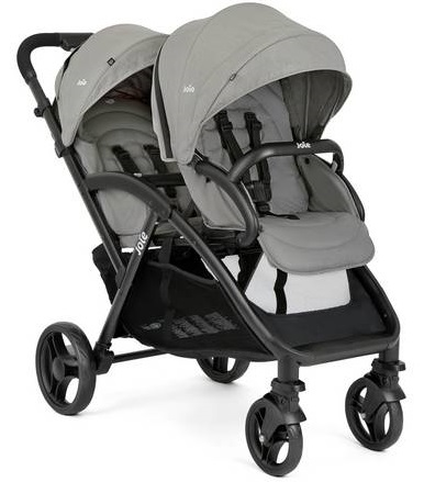 עגלת אחים קלה במיוחד איבהלייט דואו Evalite Duo באפור Pebble