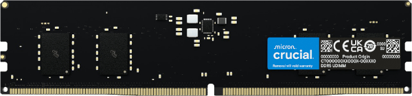 זכרון לנייח Crucial 64GB DDR5 5600Mhz C46 UDIMM Desktop Memory