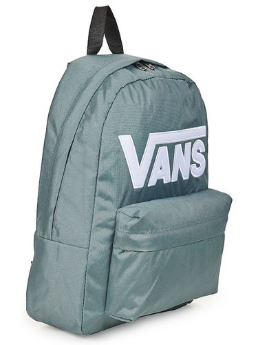  תיקי גב מדהים מסדרת Vans Old Skool Backpack - אפור  לבן