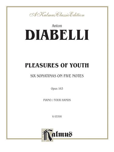ספר תווים Diabelli: Pleasures of Youth Six Sonatinas on Five Notes, Op. 163
