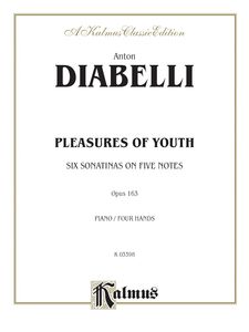 ספר תווים Diabelli: Pleasures of Youth Six Sonatinas on Five Notes, Op. 163