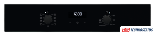 תנור אפיה בנוי 60 ס"מ שחור ELECTROLUX אלקטרולוקס 72 ליטר EOF5C50Z 