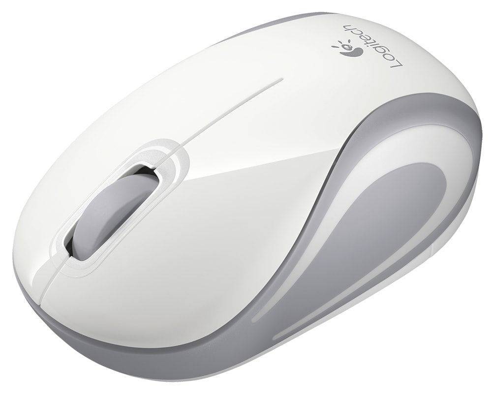 עכבר אלחוטי Logitech Mini M187 - צבע לבן